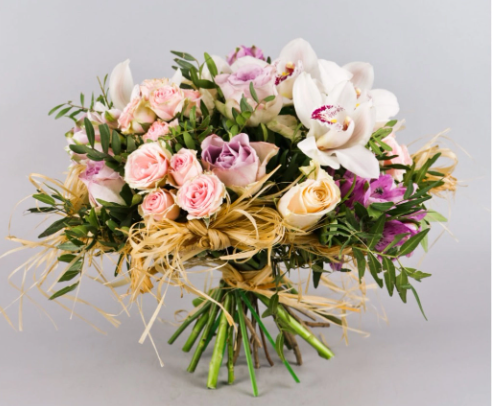 Fall Pumpkin & Floral Bouquet