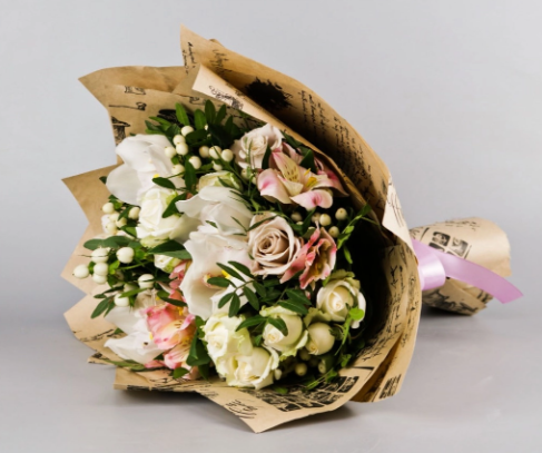 Tropical Palm & Bamboo Arrangement